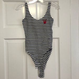 Stripped bodysuit